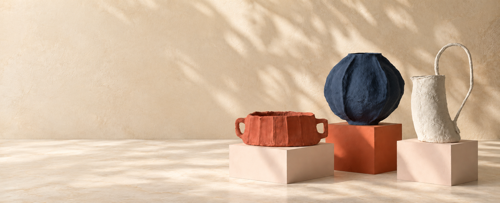 Handmade vases collection